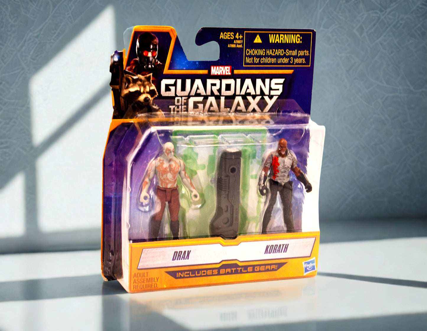 Marvel Guardians of the Galaxy Drax Korath Figure Set Battle Gear Hasbro 2013 New Sealed