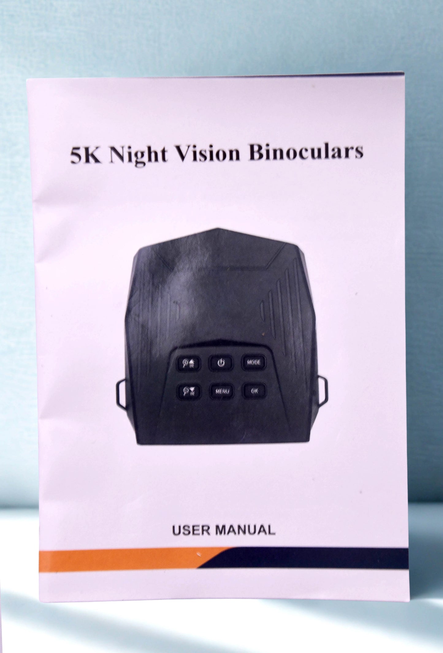 5K Night Vision Binoculars 60MP IR Digital Camera 10X Zoom 3"Screen Rechargeable