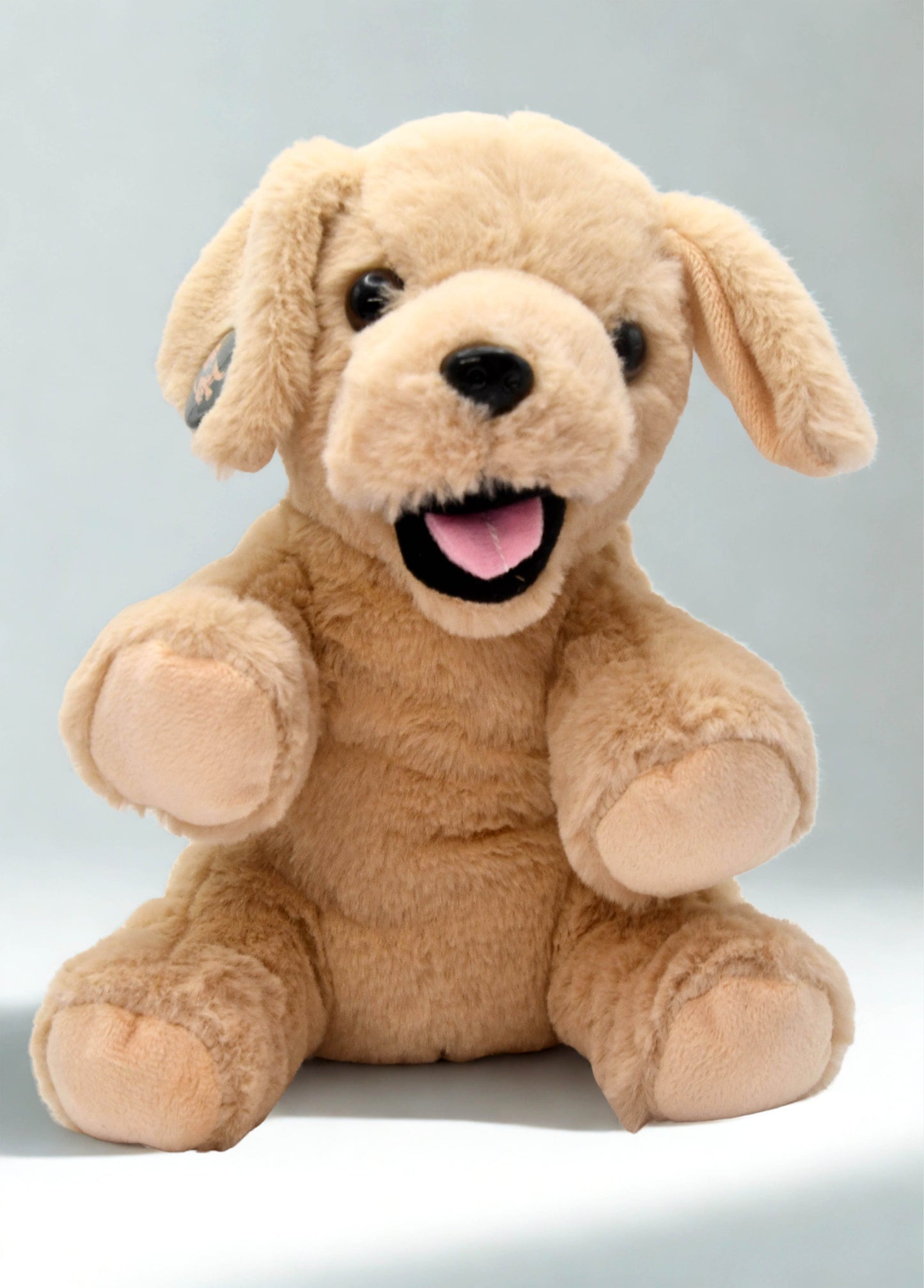 Vintage 2001 The Bear Factory Golden Retriever Plush Tan Puppy Dog Stuffed Toy