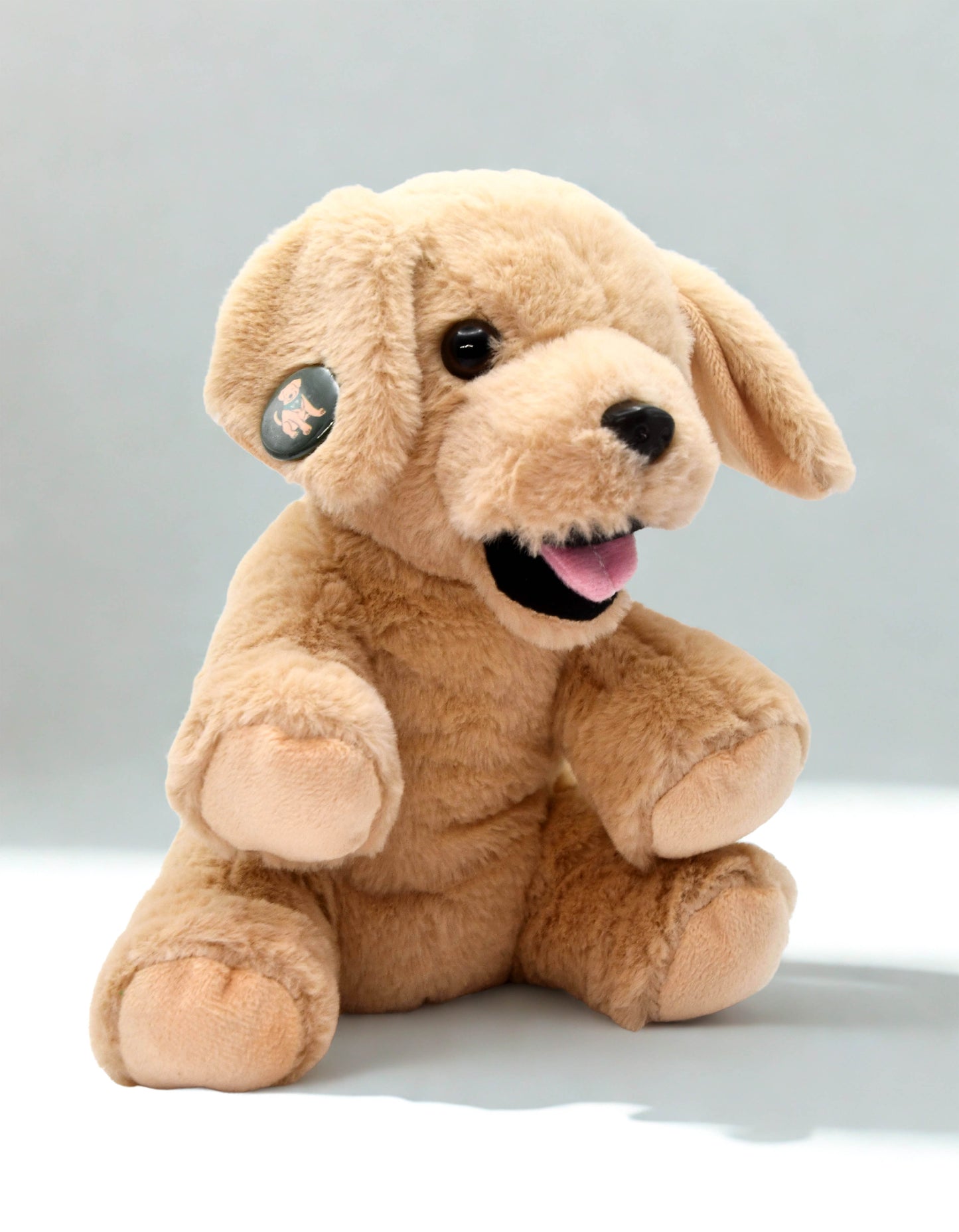 Vintage 2001 The Bear Factory Golden Retriever Plush Tan Puppy Dog Stuffed Toy