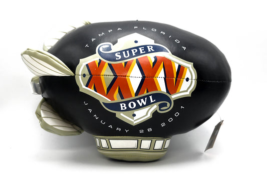 Super Bowl XXXV Tampa Florida Plush Blimp Football NFL Good Stuff 2001 Rare