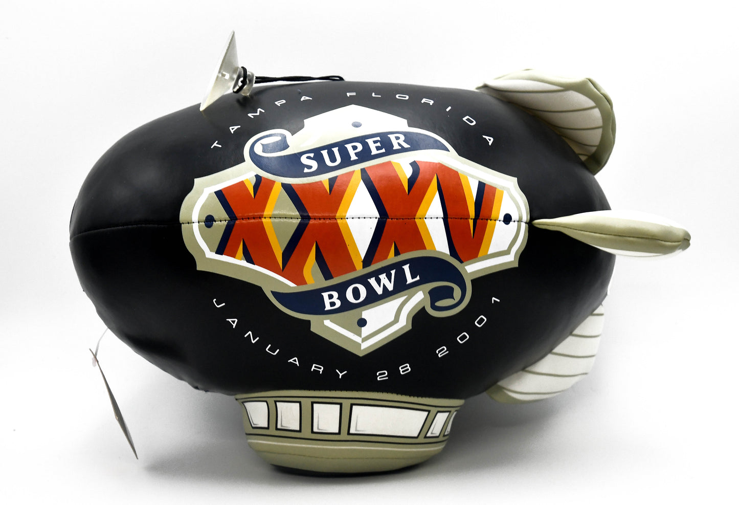 Super Bowl XXXV Tampa Florida Plush Blimp Football NFL Good Stuff 2001 Rare