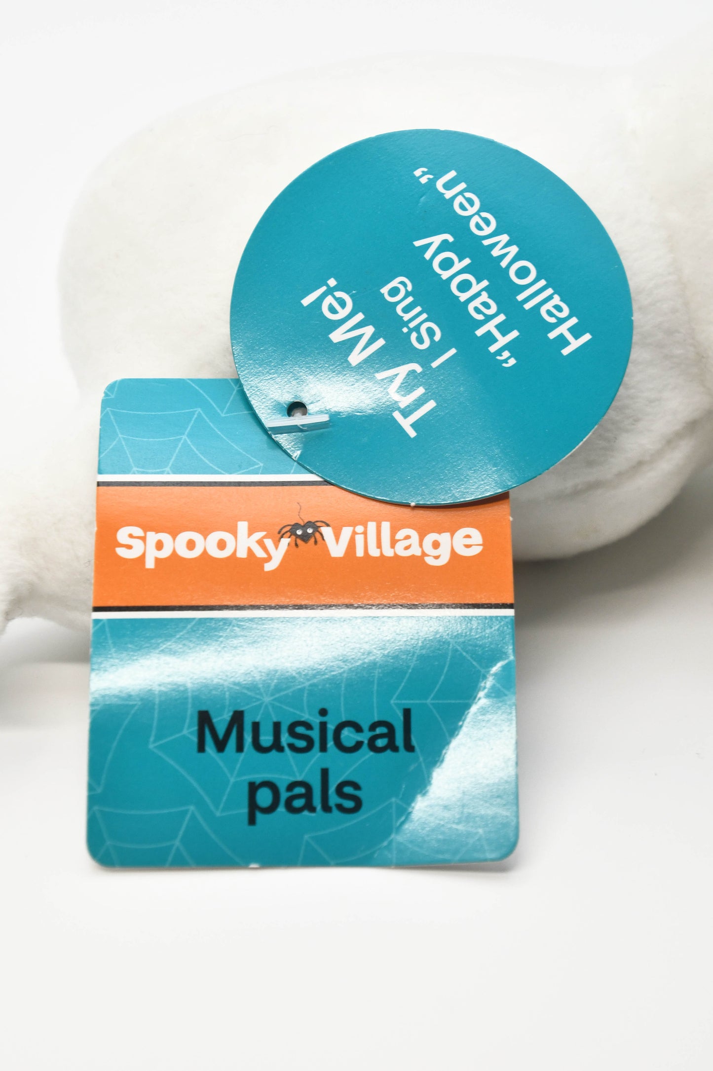 CVS Spooky Village Musical Pals Ghost Plush Animated Sound Halloween 6" NWT