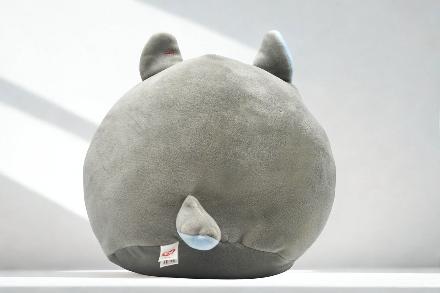 Ty Squish A Boos Husky Plush Pillow Gray White Blue Eyes  w/ Tag NWT