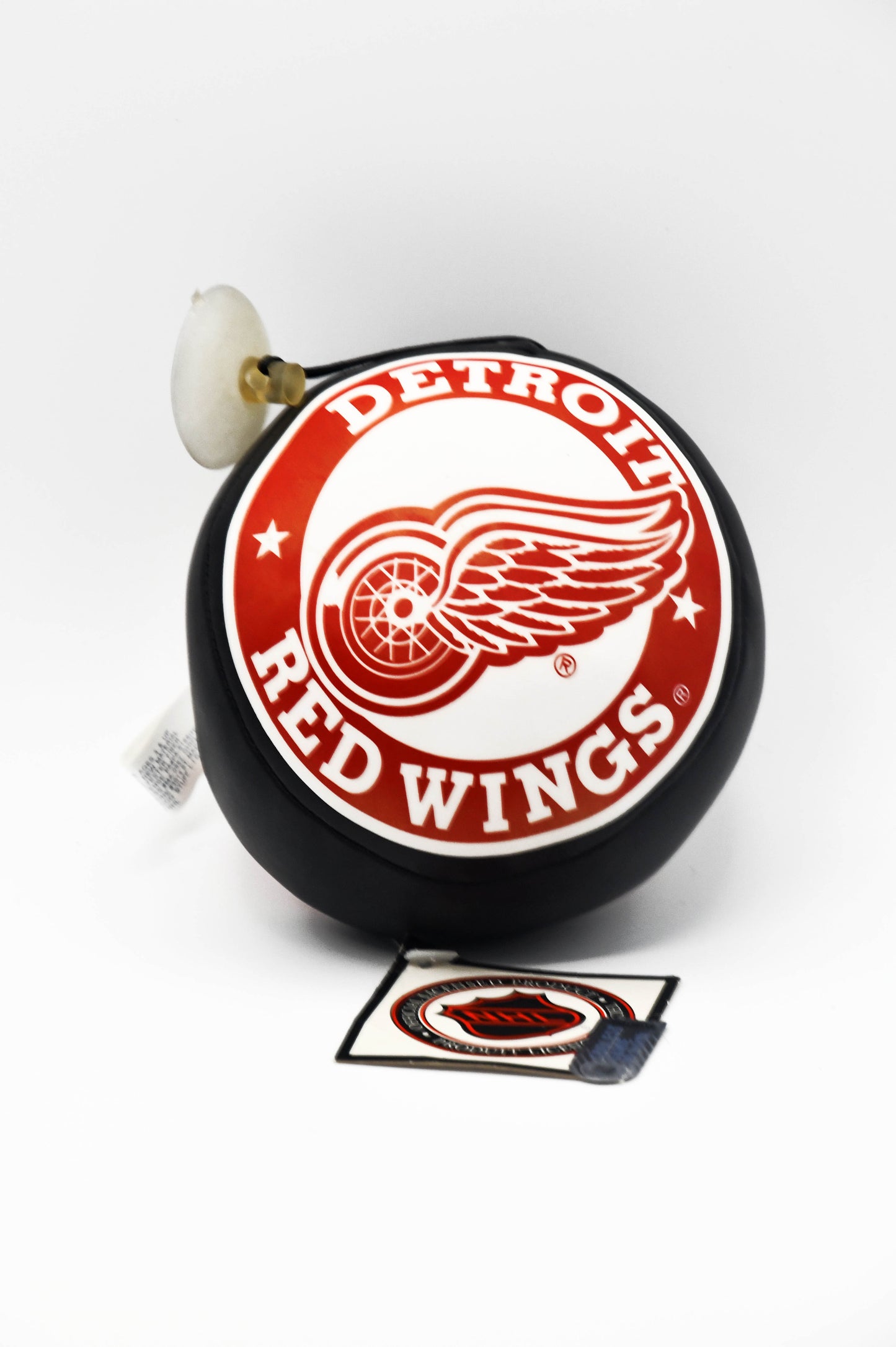 NHL Detroit Red Wings Plush Hockey Puck Good Stuff 1998 Licensed Stuffed Toy