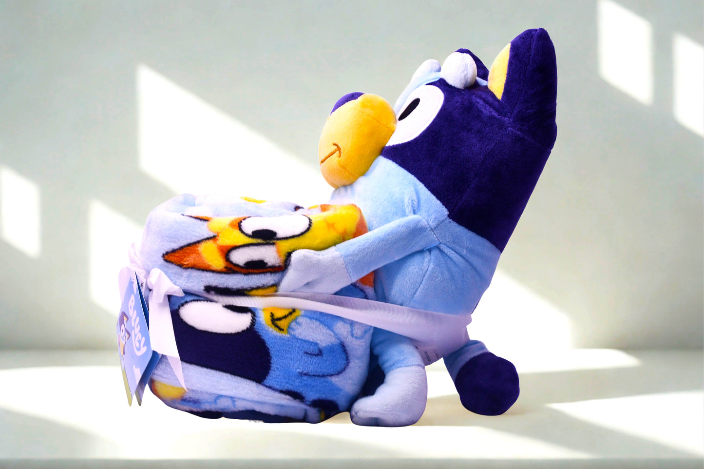 Bluey Hugger Set Plush Throw Blanket 48x58 Soft Fleece Gift New w/ Tags