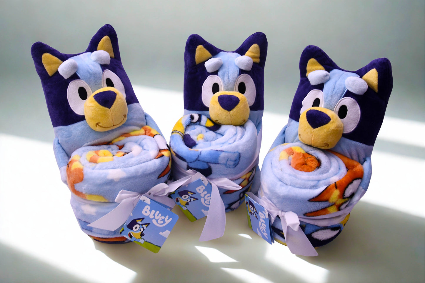 Bluey Hugger Set Plush Throw Blanket 48x58 Soft Fleece Gift New w/ Tags