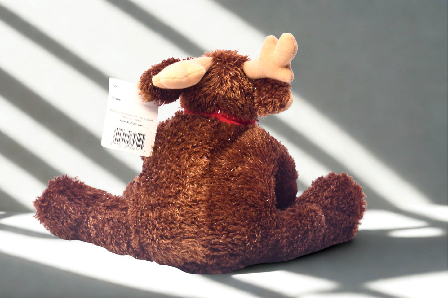 Hallmark Comet Reindeer Plush Stuffed Animal Brown Christmas Moose w/ Tag Bell
