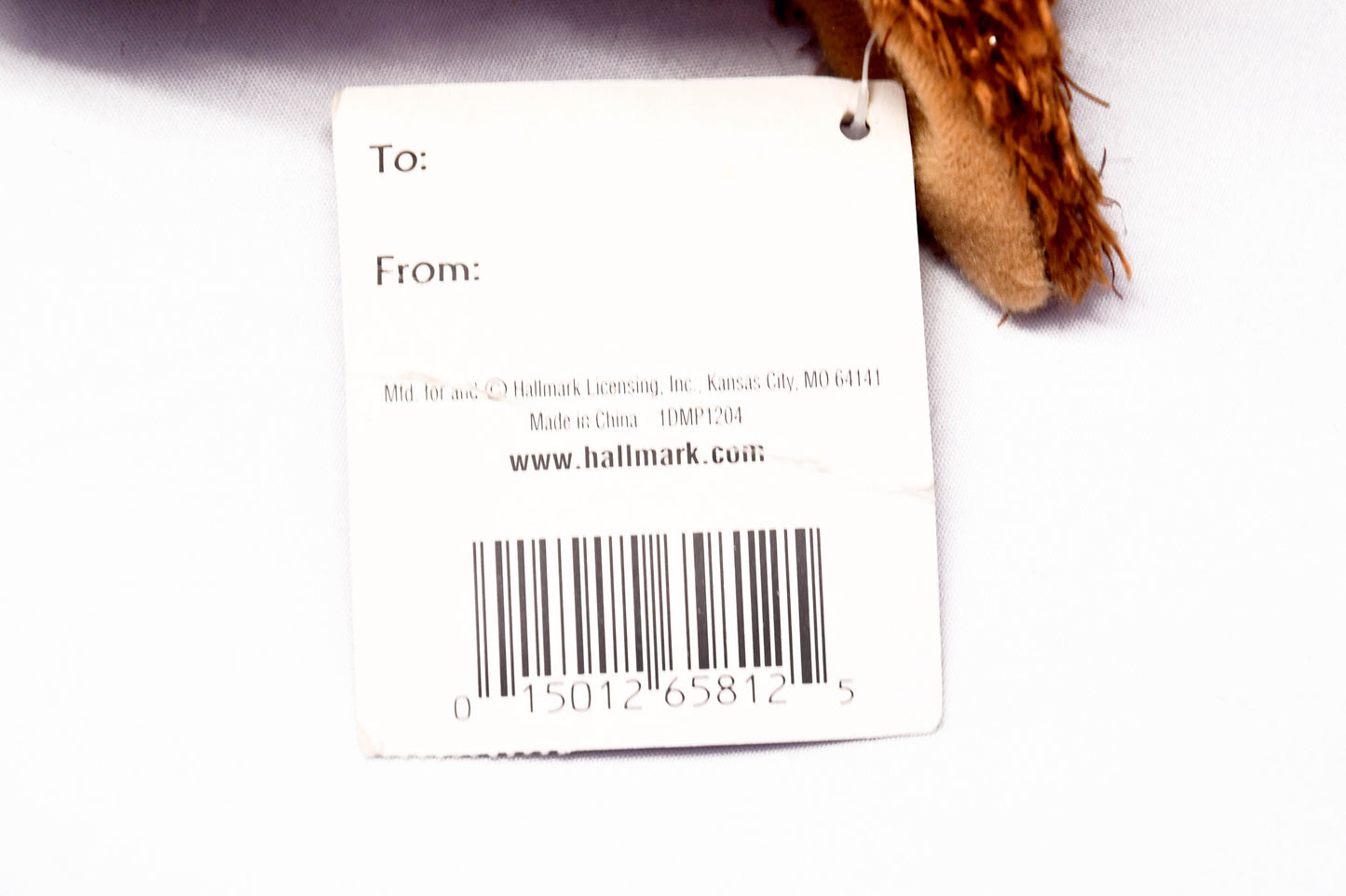 Hallmark Comet Reindeer Plush Stuffed Animal Brown Christmas Moose w/ Tag Bell