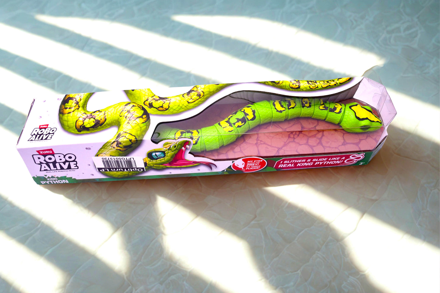 ZURU Robo Alive King Python Robotic Snake Toy Real Life Motion Pet