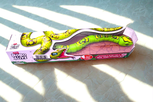 ZURU Robo Alive King Python Robotic Snake Toy Real Life Motion Pet