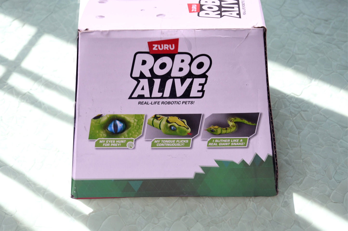 ZURU Robo Alive King Python Robotic Snake Toy Real Life Motion Pet