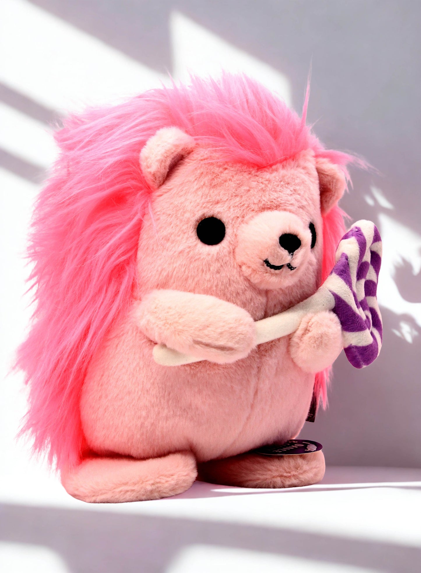 Hallmark Sweet Treat Singing Dance Hedgehog Pink Sound & Motion Valentine Plush