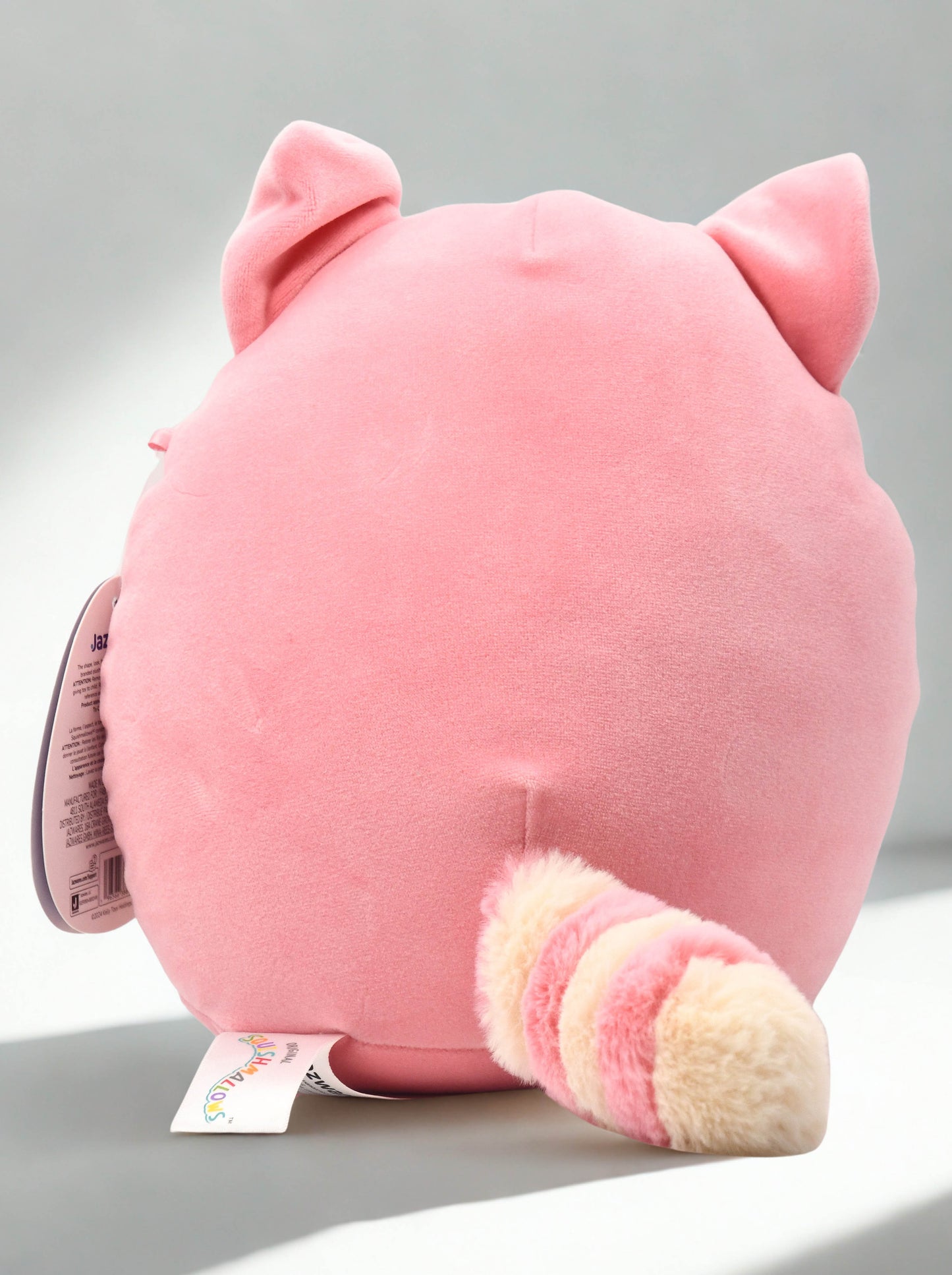Original Squishmallows Ditty Pink Raccoon Plush 8" Kellytoy Jazwares NWT