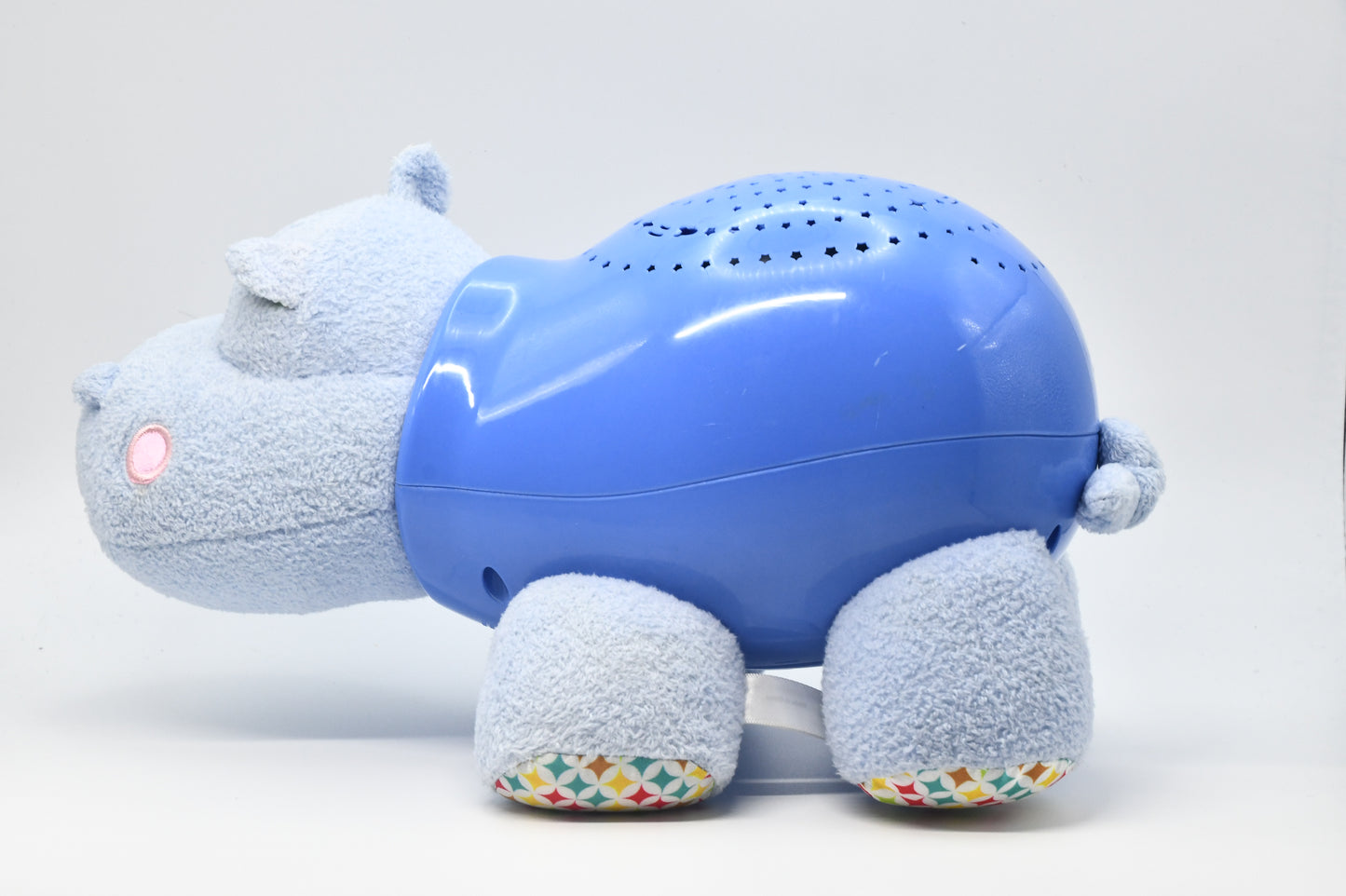 VTech Lil' Critters Soothing Starlight Hippo Baby Sleep Soother Night Light Tested