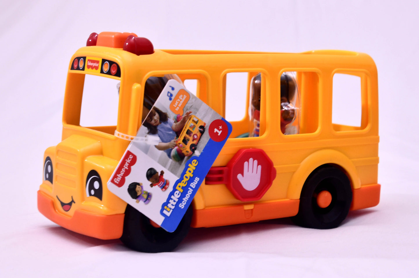 Fisher-Price Little People School Bus Toy w/ 2 Figures New ABC Musical Bus
