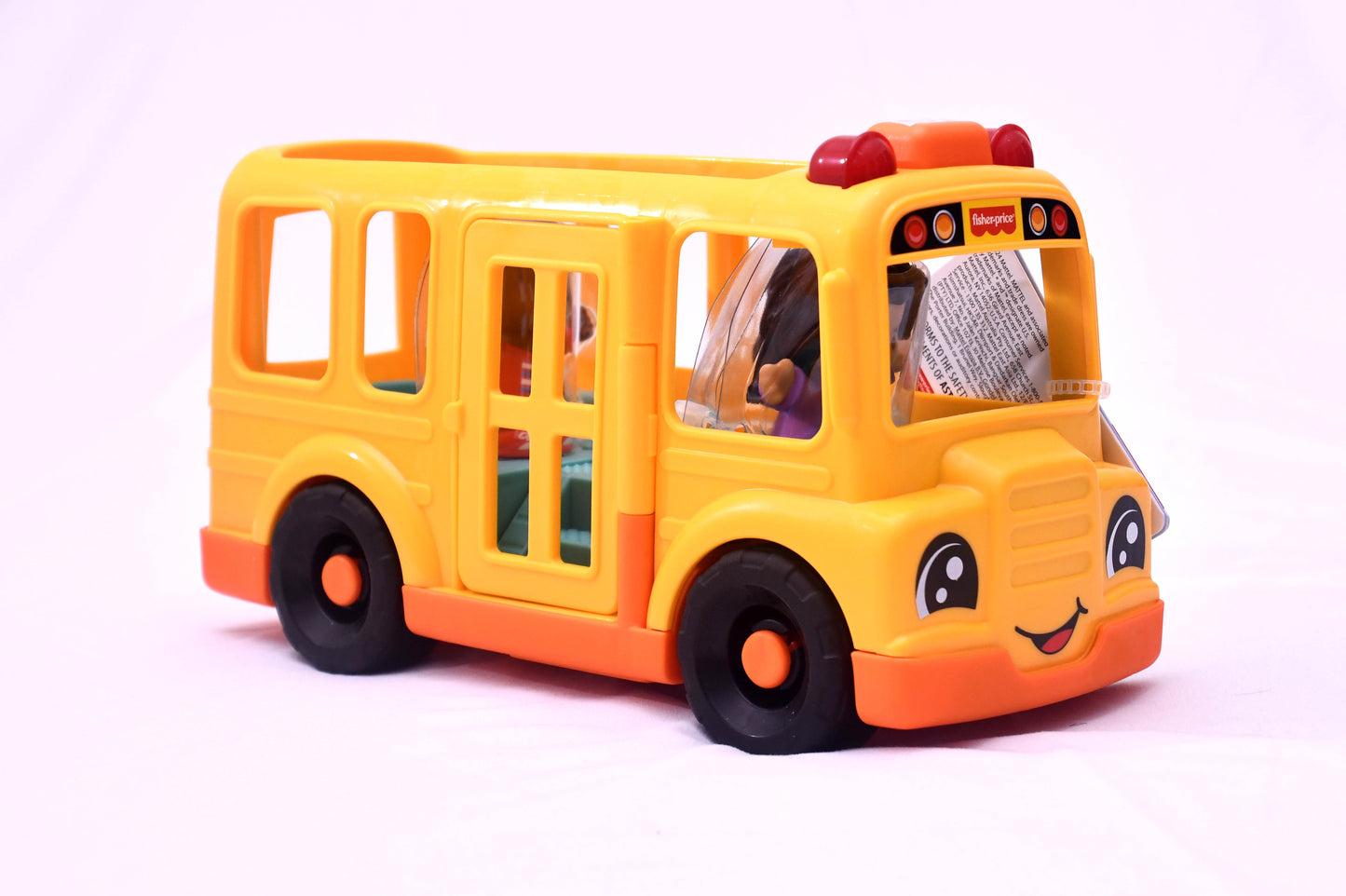 Fisher-Price Little People School Bus Toy w/ 2 Figures New ABC Musical Bus