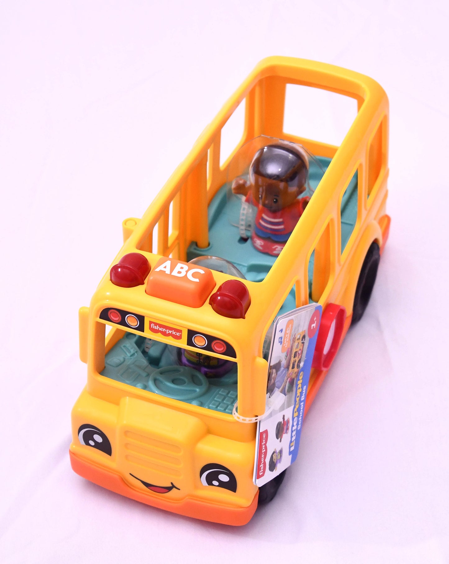 Fisher-Price Little People School Bus Toy w/ 2 Figures New ABC Musical Bus