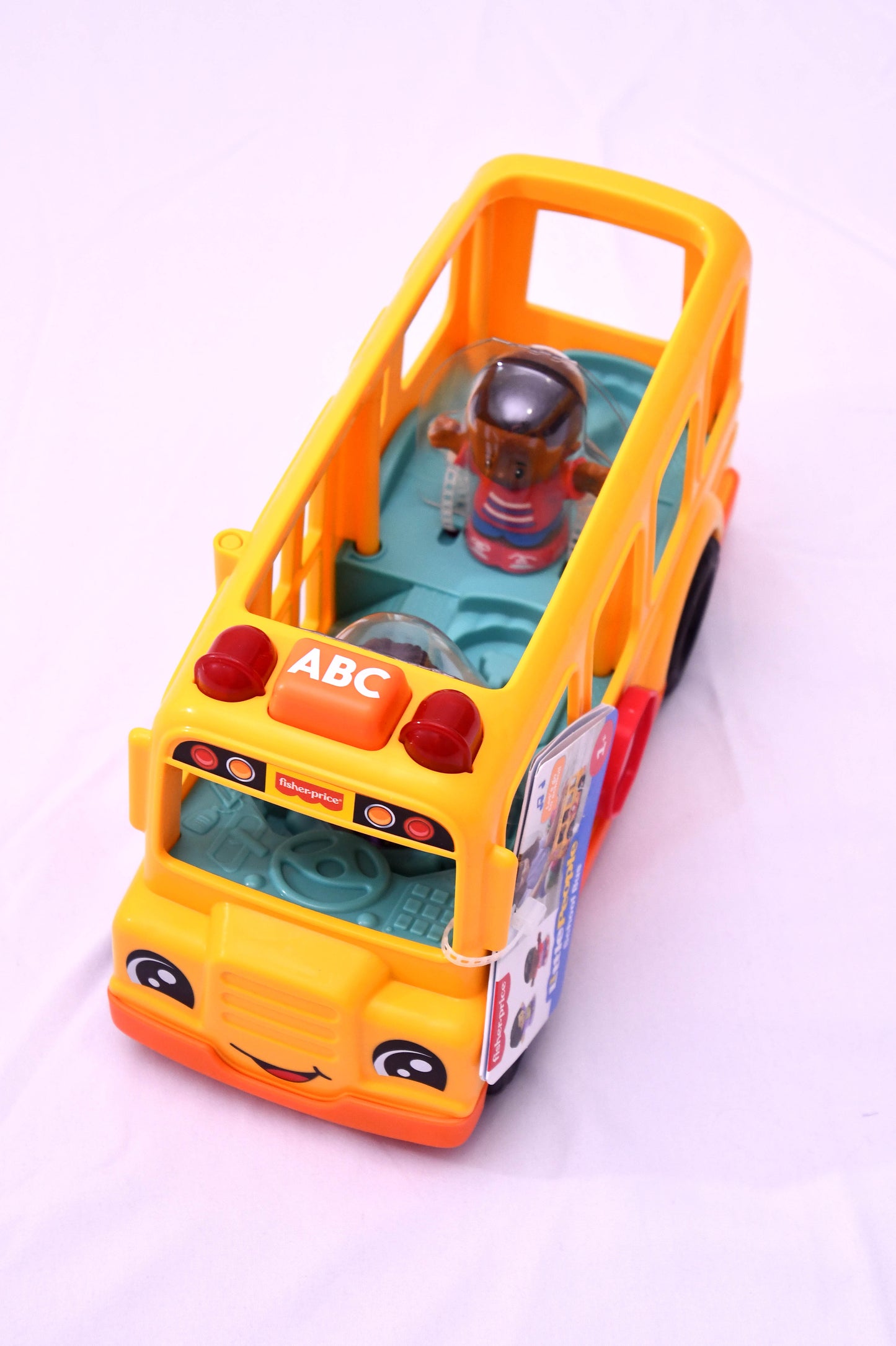 Fisher-Price Little People School Bus Toy w/ 2 Figures New ABC Musical Bus
