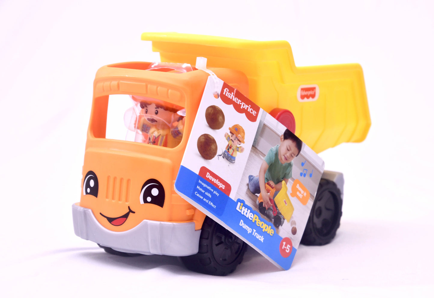 Fisher-Price Little People Dump Truck Toy New With Tag NWT Construction Vehicle Toddler