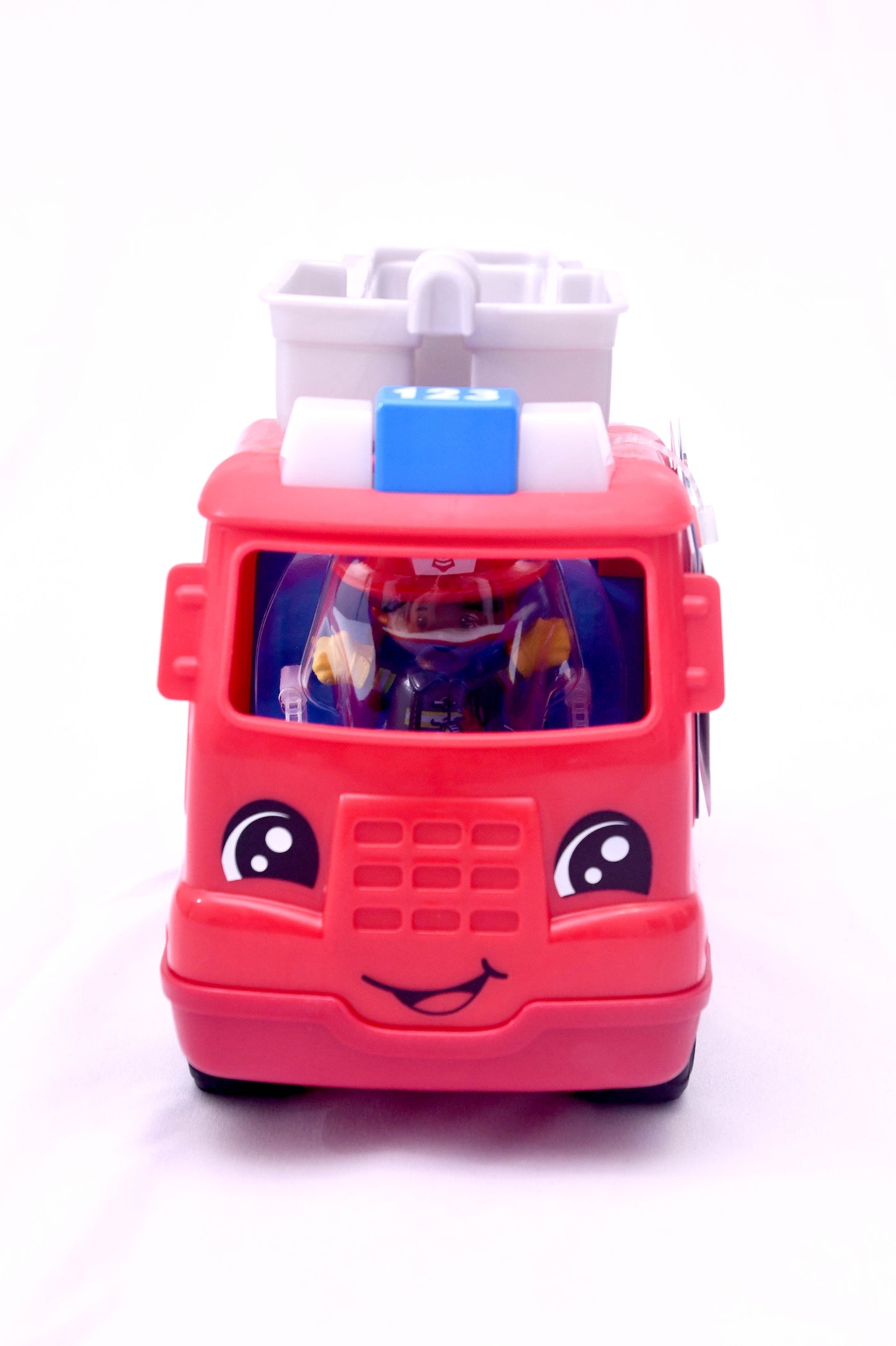 New Fisher-Price Little People Toddler Toy Fire Truck Musical Push-Along Vehicle w/ 2 Figures
