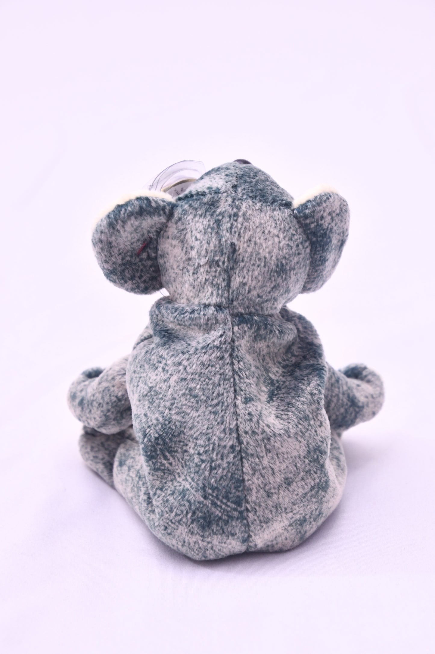 "Ty Beanie Baby Koala Plush 8" Stuffed Animal Gray Cream with Heart Tag 2003"