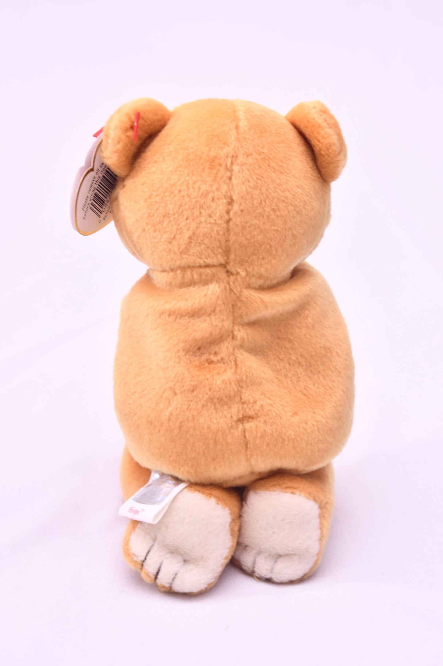 TY Beanie Baby Hope Praying Bear Plush Tan Stuffed Animal w/ Tag Vintage