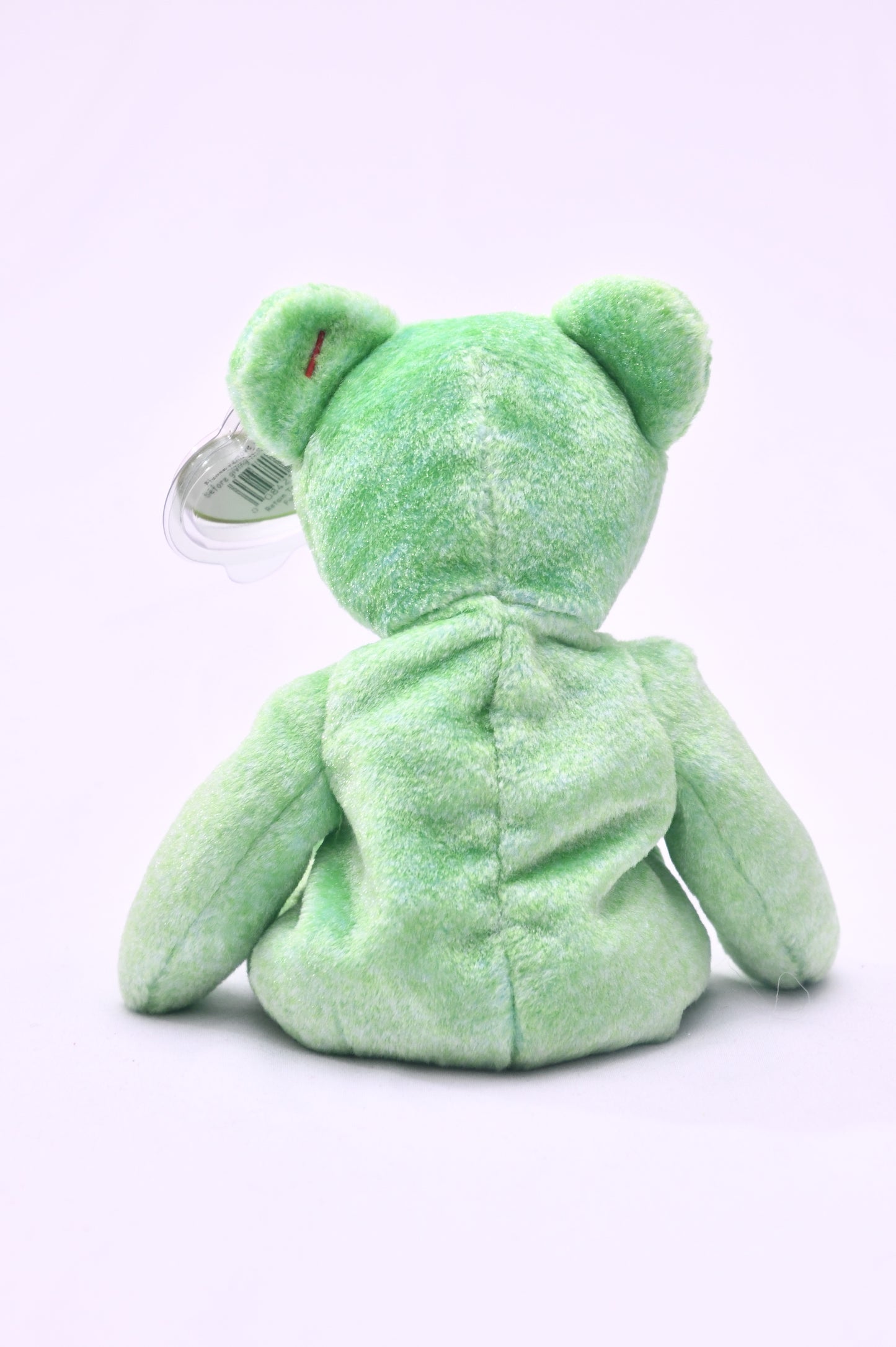 Ty Beanie Baby Kicks Green Soccer Bear Plush Toy w/ Tag Protector 1998 MWMT