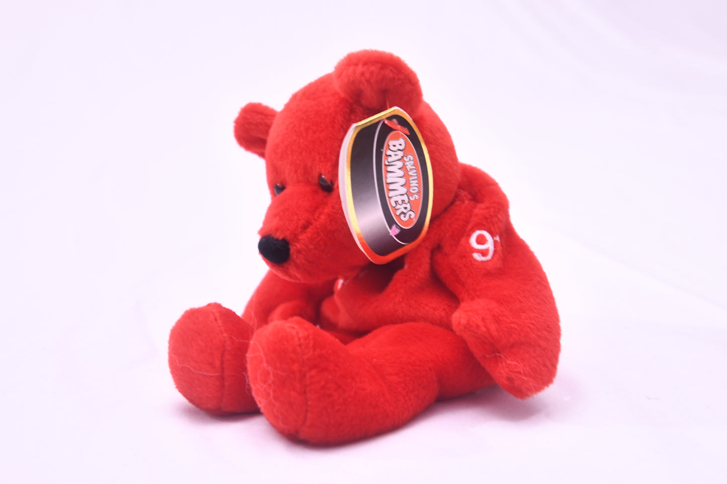 Salvino's Bammers Sergei Fedorov #91 Detroit Red Wings Plush Bear 1999 NWT NHLPA