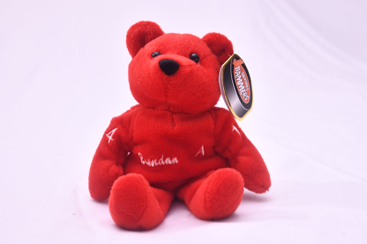 1999 Salvino's Bammers Brendan Shanahan #14 Red Wings Plush Bear w/ Tags NHLPA