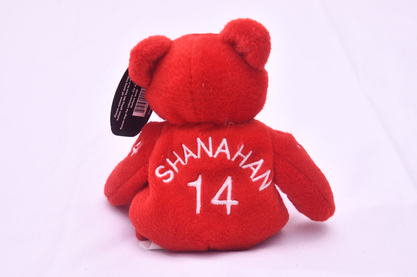 1999 Salvino's Bammers Brendan Shanahan #14 Red Wings Plush Bear w/ Tags NHLPA