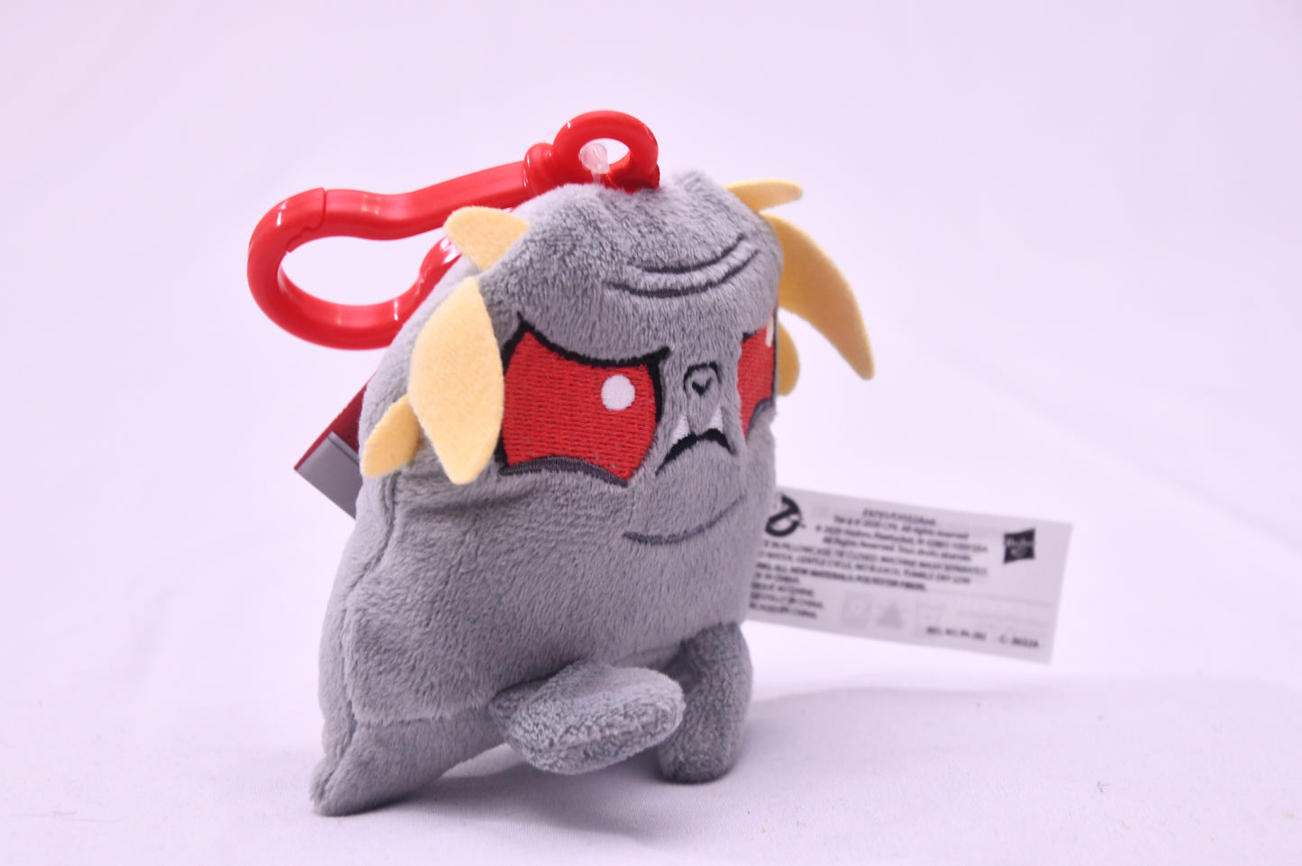 Hasbro Ghostbusters Terror Dog Clip On Plush Keychain 2020 Gray NWT 4+ Stuffed Toy