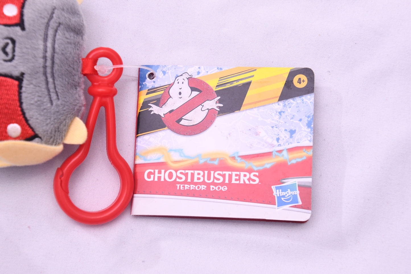 Hasbro Ghostbusters Terror Dog Clip On Plush Keychain 2020 Gray NWT 4+ Stuffed Toy