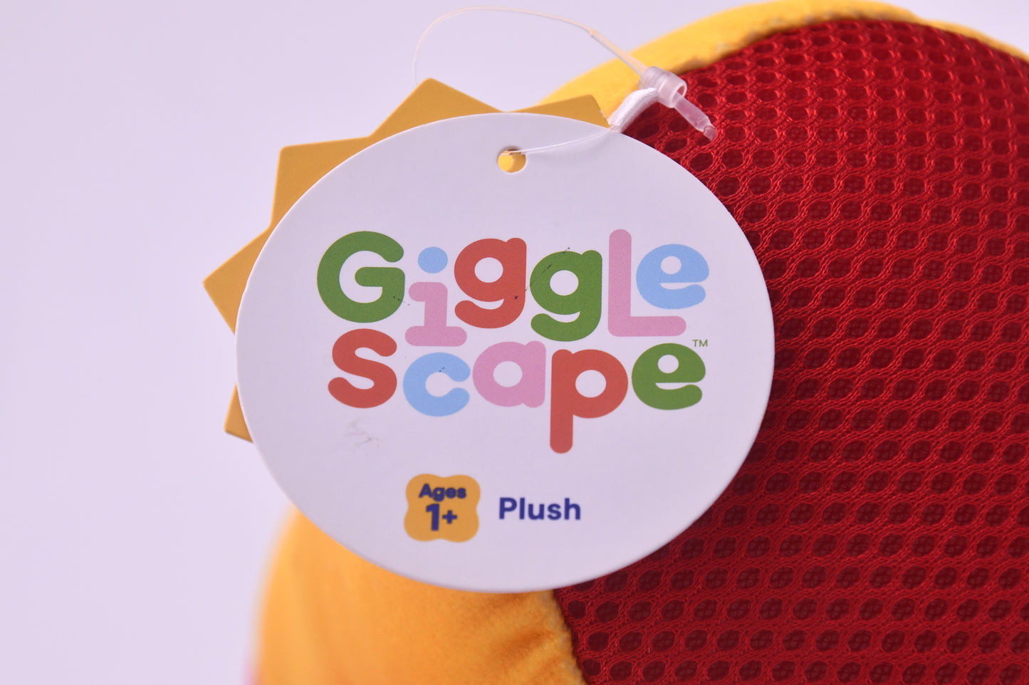 Target Giggle Scape Let's Go Plush Stuffed Toy Yellow Red NWT Kids Gift