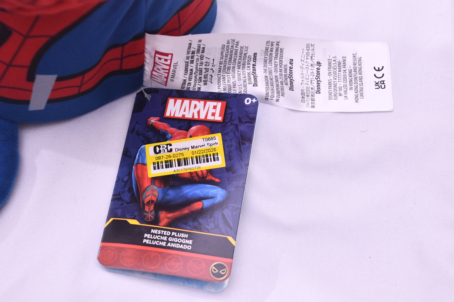 Marvel Spider-Man Miles Morales 3 Pc Nested Plush Set Pillow NWT