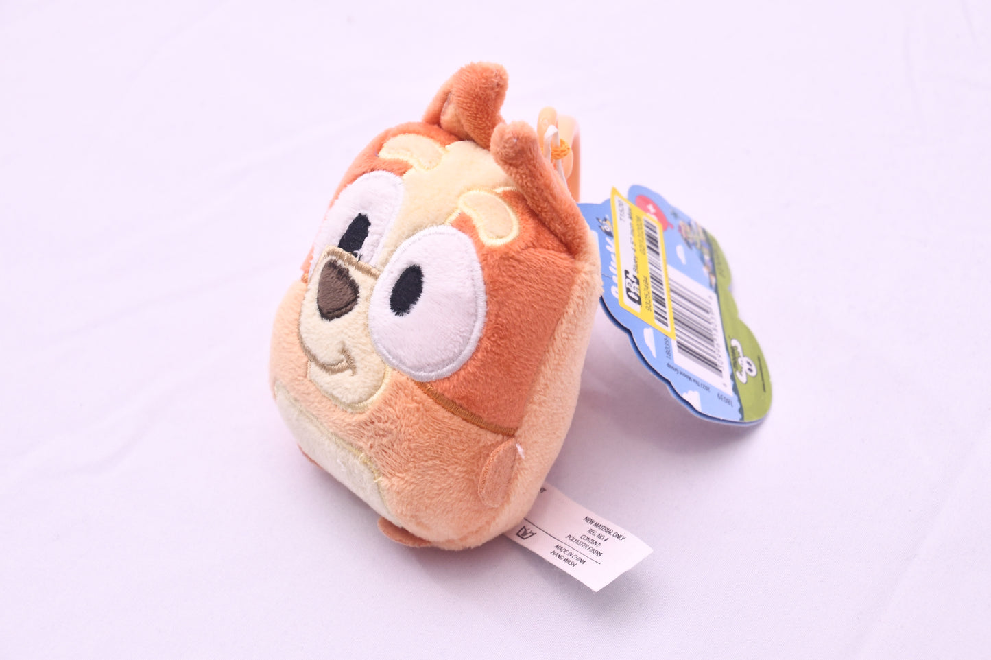 Bluey Bingo 4.5" Mini Plush Clip On Backpack Clip NWT Moose Toys