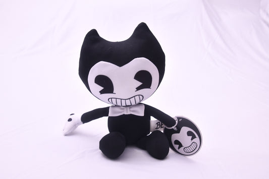 Bendy Plush Doll 10" Joey Drew Studios Jakks Pacific 2025 NWT Black White