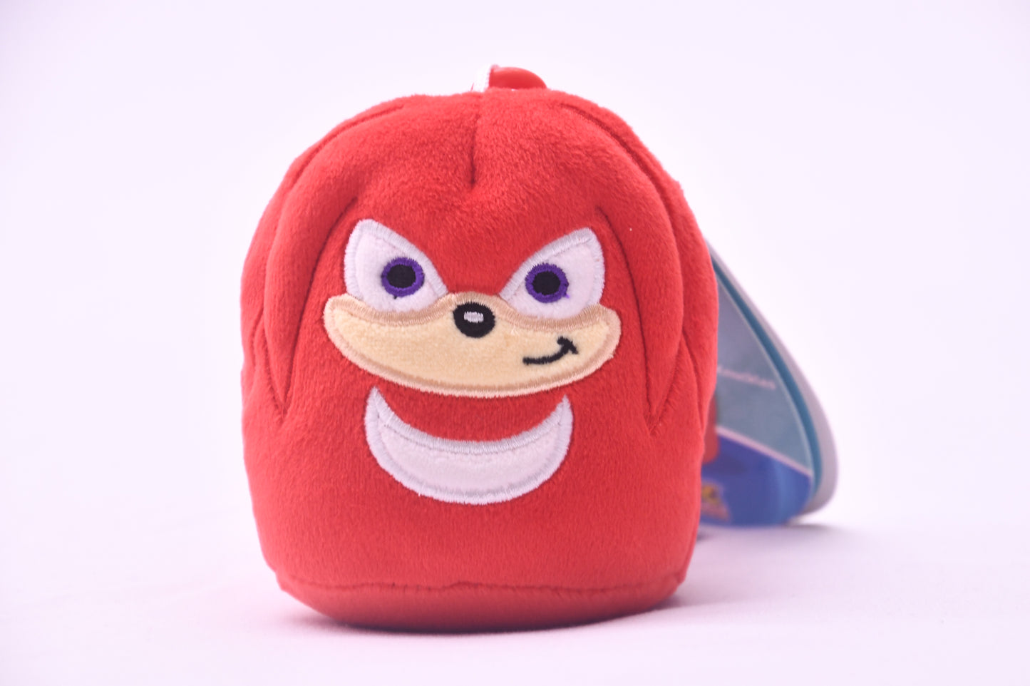 Squishmallows Sonic Knuckles Clip On Plush 3.5" Jazwares NWT Sega Clip Keychain