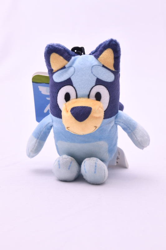 Bluey Plush Dangle Bag Clip Keychain BBC Studios Fast Forward New w/ Tag 5"