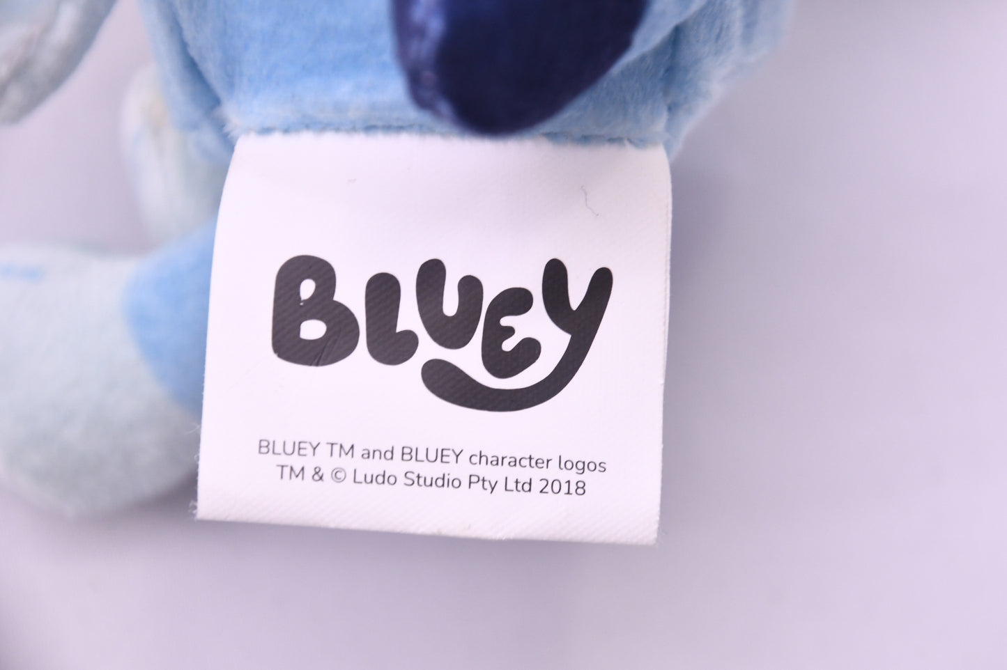 Bluey Plush Dangle Bag Clip Keychain BBC Studios Fast Forward New w/ Tag 5"