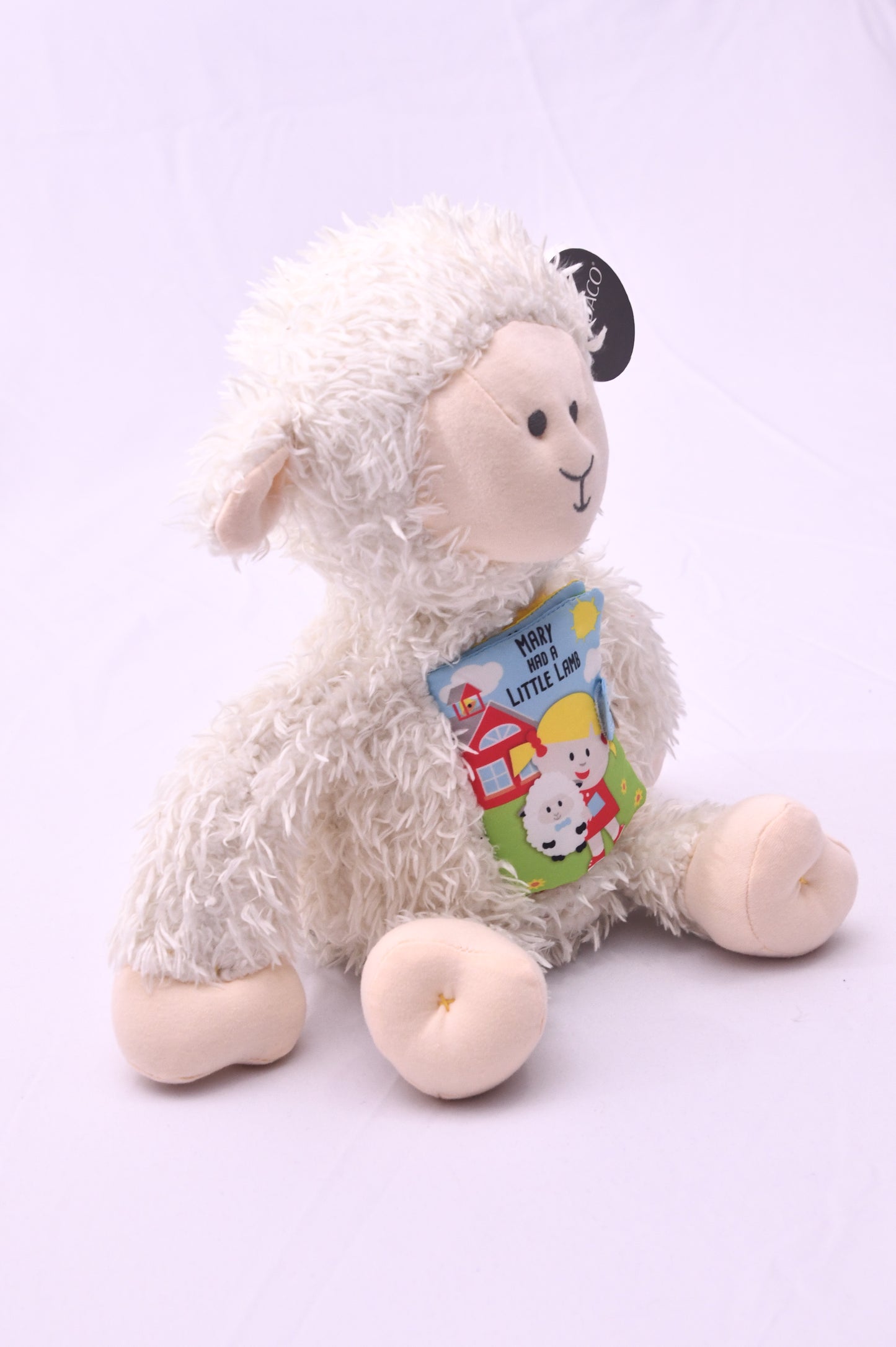 DEMDACO Story Friends Mary Had a Little Lamb Plush Stuffed Animal Interactive Soft Book NWT