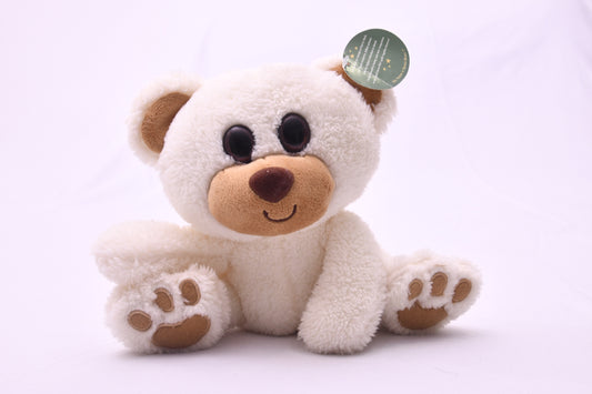 First & Main Buster Bear 7" Plush Stuffed Animal Cream Teddy Bear w/ Hang Tag
