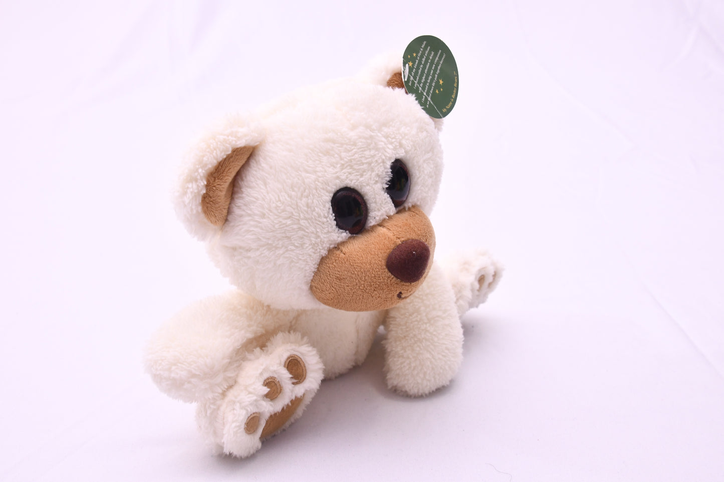 First & Main Buster Bear 7" Plush Stuffed Animal Cream Teddy Bear w/ Hang Tag