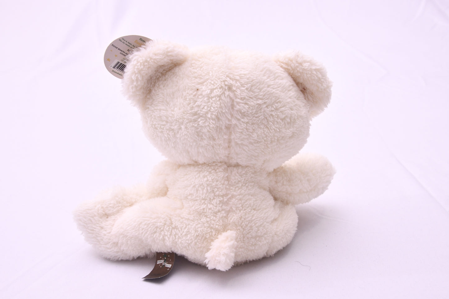 First & Main Buster Bear 7" Plush Stuffed Animal Cream Teddy Bear w/ Hang Tag