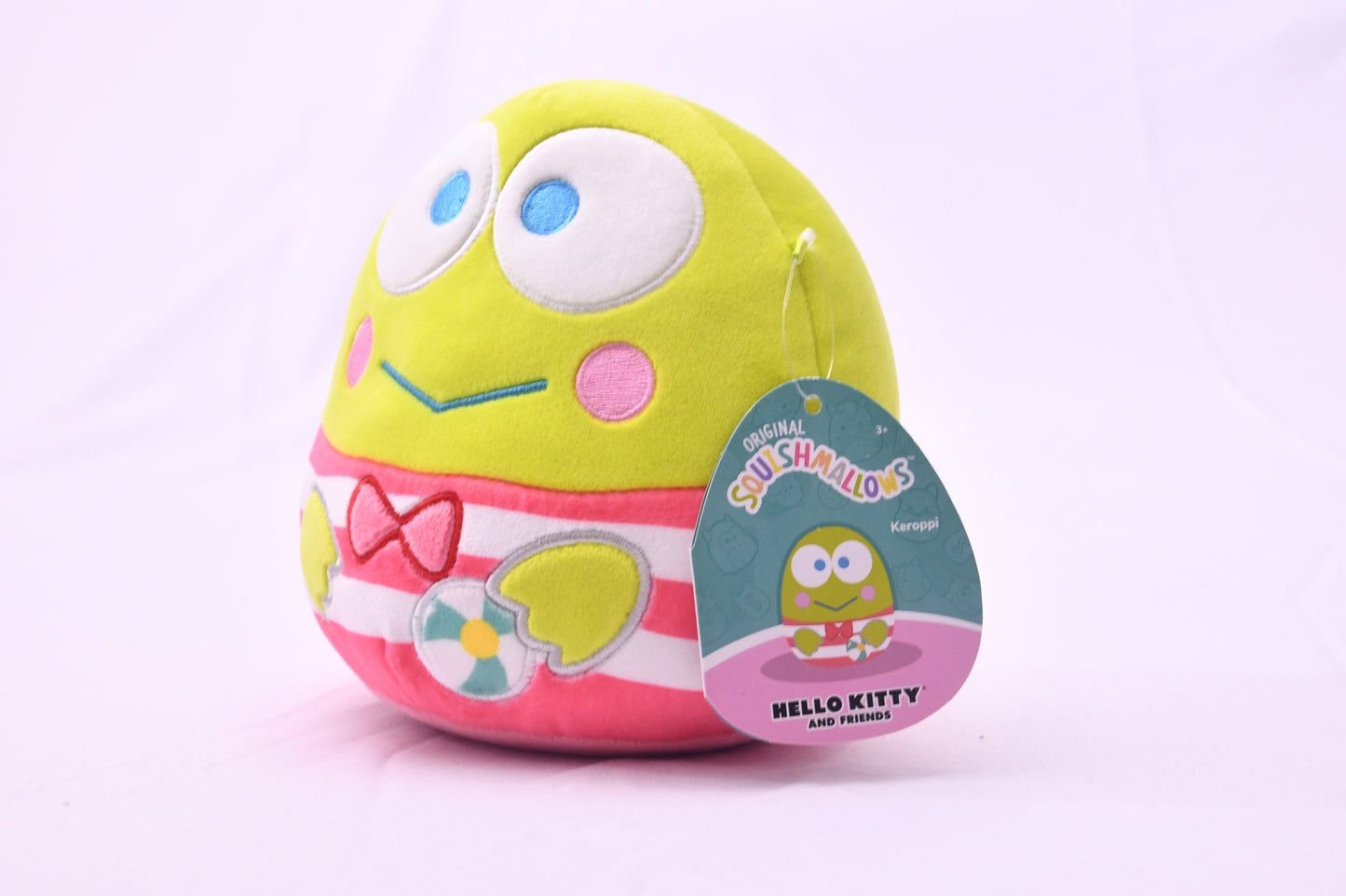 Squishmallows Keroppi Hello Kitty & Friends Plush 8" Kellytoy New With Tags