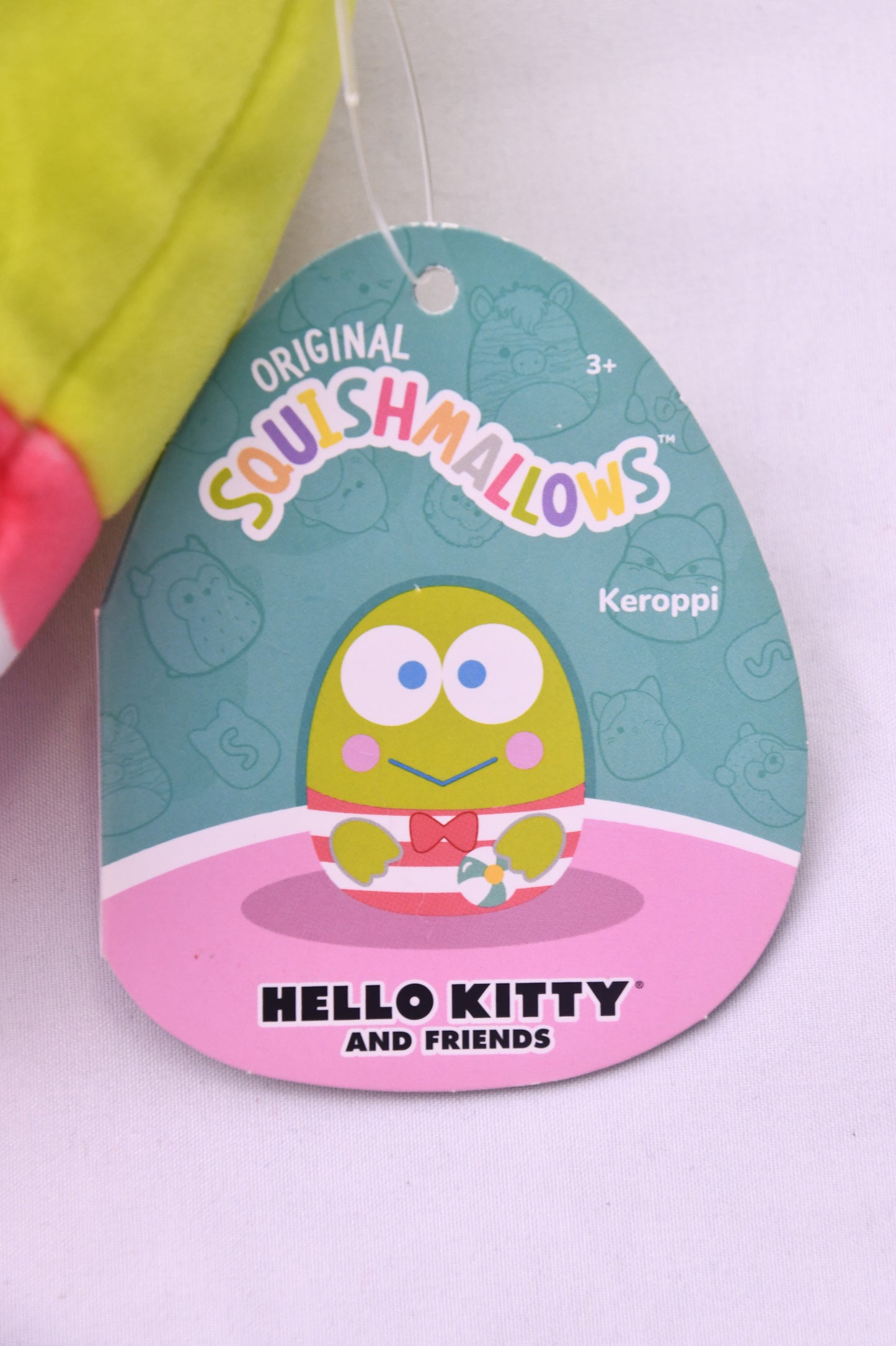 Squishmallows Keroppi Hello Kitty & Friends Plush 8" Kellytoy New With Tags