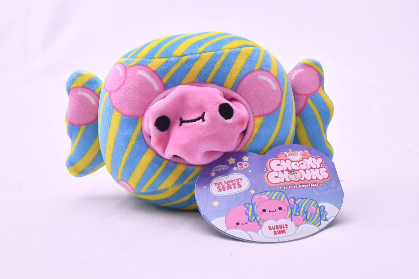 Cheeky Chonks Bubble Bum Plush The Snacky Seats Spin Master NWT Cute Toy