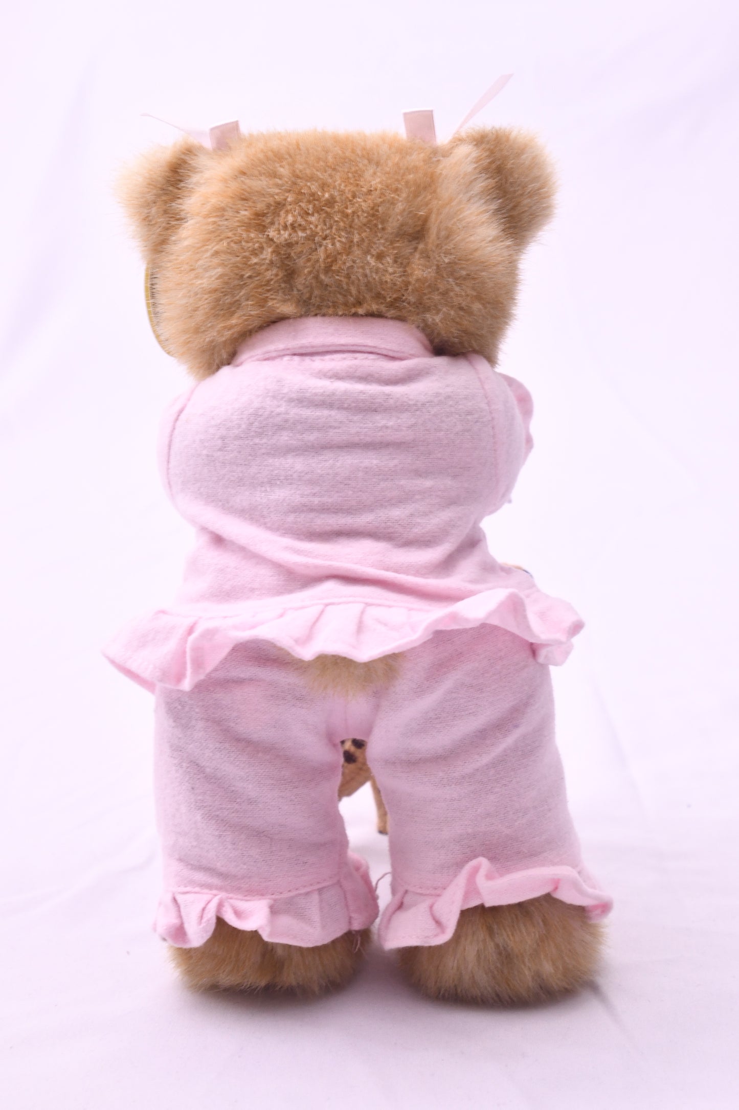 The Bearington Collection Get Well Soon Teddy Bear Plush Pink Pajamas NWT Gift