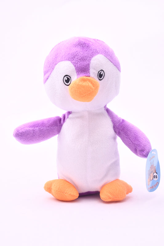 CALPLUSH Animal Pals 8" Purple Penguin Plush Stuffed Animal w/ Tag Soft Toy NWT
