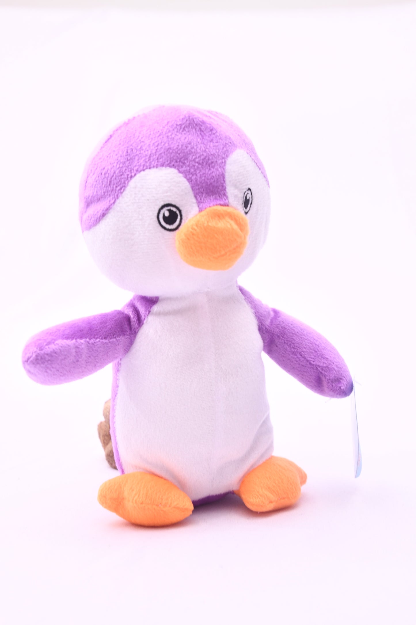 CALPLUSH Animal Pals 8" Purple Penguin Plush Stuffed Animal w/ Tag Soft Toy NWT